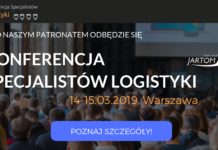 Konferencja Specjalistów Logistyki pod naszym patronatem.